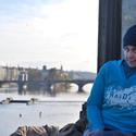 Luisa @ S.Carlo's bridge -Praga